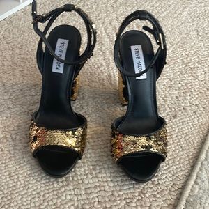Steve Madden sequin heels